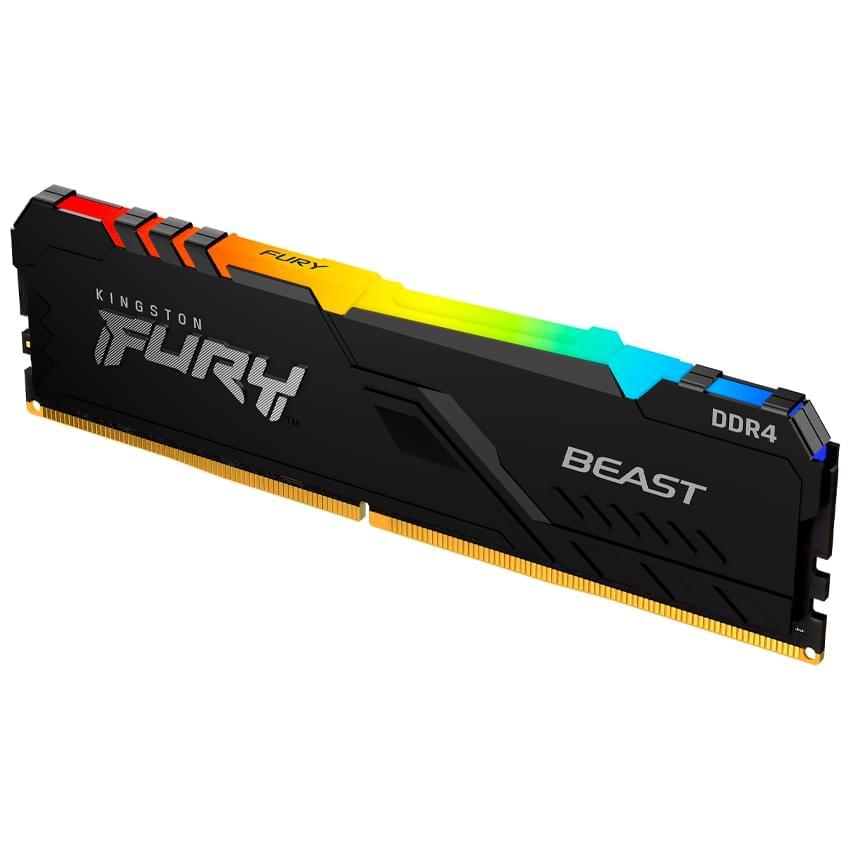 Memoria Ram 8Gb Ddr4 3200mhz Kingston Hyperx Fury Beast Rgb